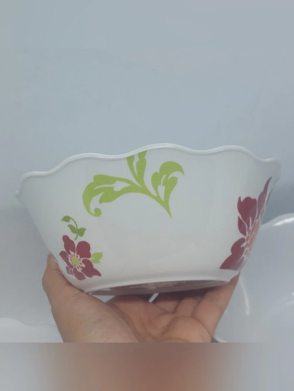Better Homes Gardens Floral Citrus Plastic Dinnerware Salad Plates Bowls Lot 8